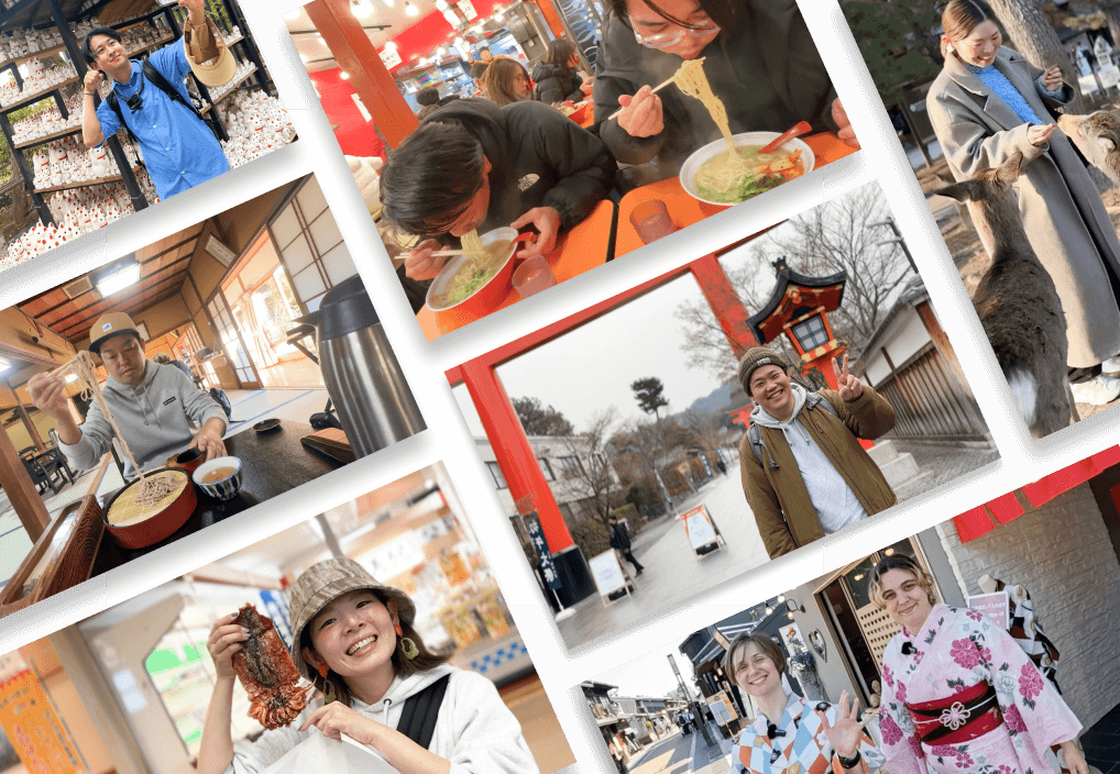 日本人による体験が表現されたコラージュ